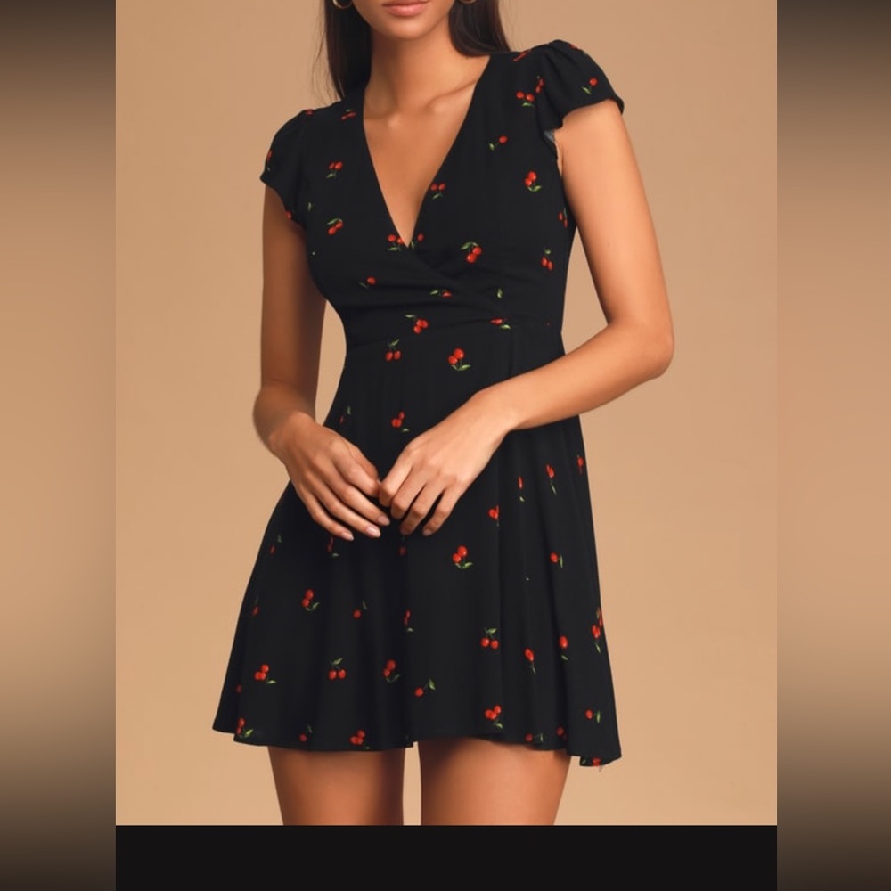 Lulu’s Cherry Print Dress